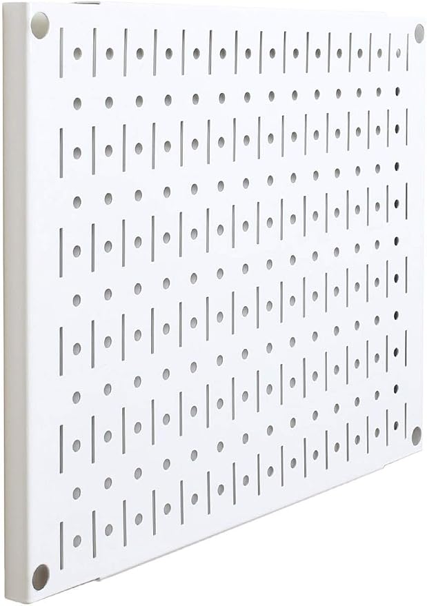 Wall Control Pegboard Wall Organizer Tiles Modular Metal Pegboard Tiling Set - Image 2