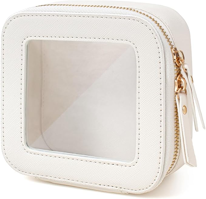 Travel Clear Makeup Bag Set, TSA Approved Cosmetic Bag Case by FFpaw