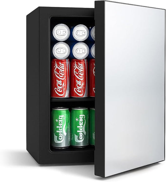 0.95 Cu.Ft Mini Refrigerator and Beauty Fridge, 24 Cans Mini Fridge by Unknown