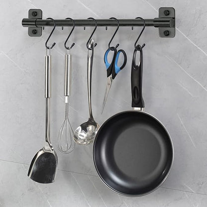 18 Pack Large S Hooks for Hanging, 4-1/2 inch Heavy Duty Rust-Free Closet S Hook - Image 5