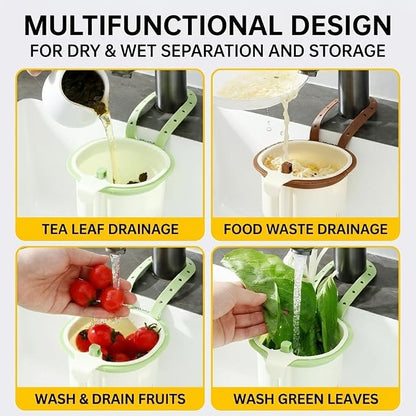 Bvj Multifunctional Hanging Sink Drain Basket, Foldable Hanging Kitchen Sink - Image 5