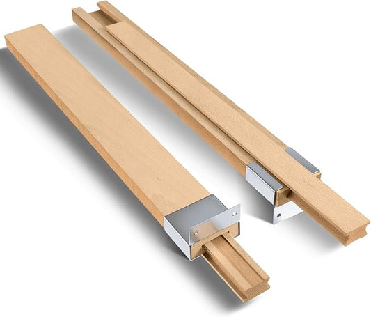 Maitys 1 Pcs Wooden Drawer Slides Bottom Mount Classic Center Guide Track by Maitys
