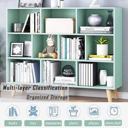 IOTXY Wooden Open Shelf Bookcase - Image 6