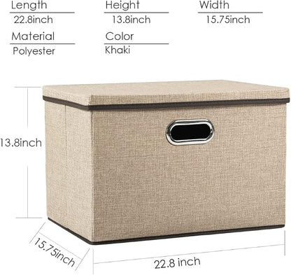PRANDOM Extra Large Collapsible Storage Bins - Image 4
