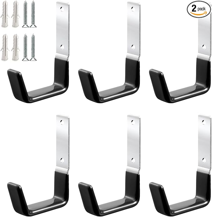 Heavy Duty Steel Garage Hooks, Garage Storage Utility Hooks, Anti-Slip Hanger by GeeWatom