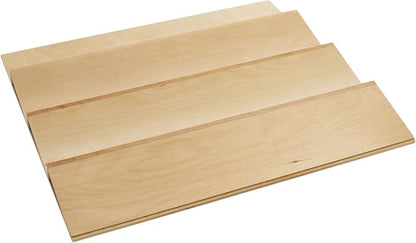 Rev-A-Shelf 22" 3 Tiered Seasoning Organizer, Trim-to-Custom-Fit Wooden Kitchen by Rev-A-Shelf