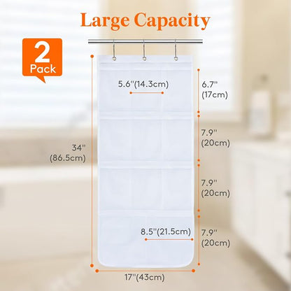 Lifewit Mesh Shower Caddy, 11 Pockets Hanging Shower Organizer - Image 2