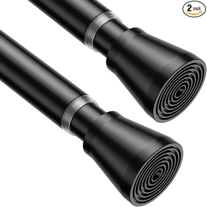 2 Pack Spring Tension Rod, Adjustable 18-26 Inch No Drill, Fits Windows Kitchen by ZipGloTensionRod