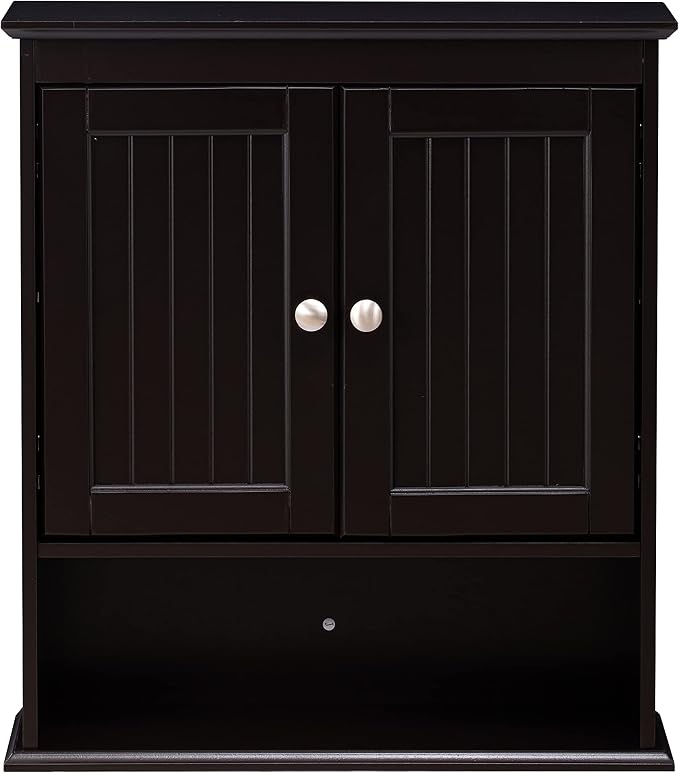 Spirich Bathroom Wall Cabinet Over Toilet, Small Medicine Cabinet Espresso | - Image 6