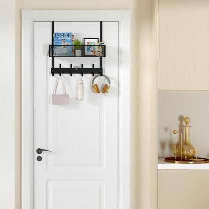 LUCYCAZ Over The Door Hooks Organizer, Back Door Storage - Image 5