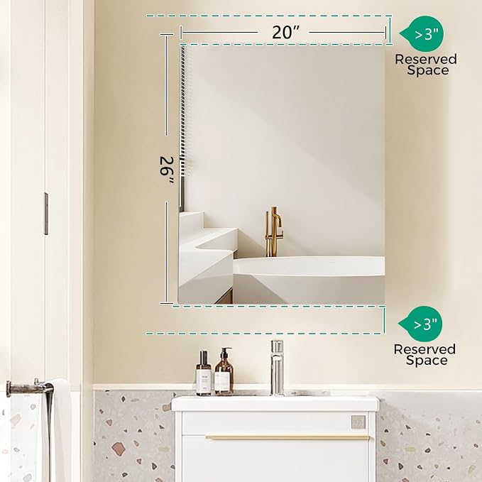 Medicine Cabinet Mirror, Bathroom Mirror - Image 9