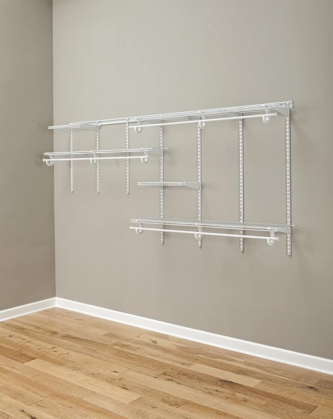 ClosetMaid ShelfTrack Wire Closet Organizer System, Adjustable from 7 to 10 Ft. - Image 8