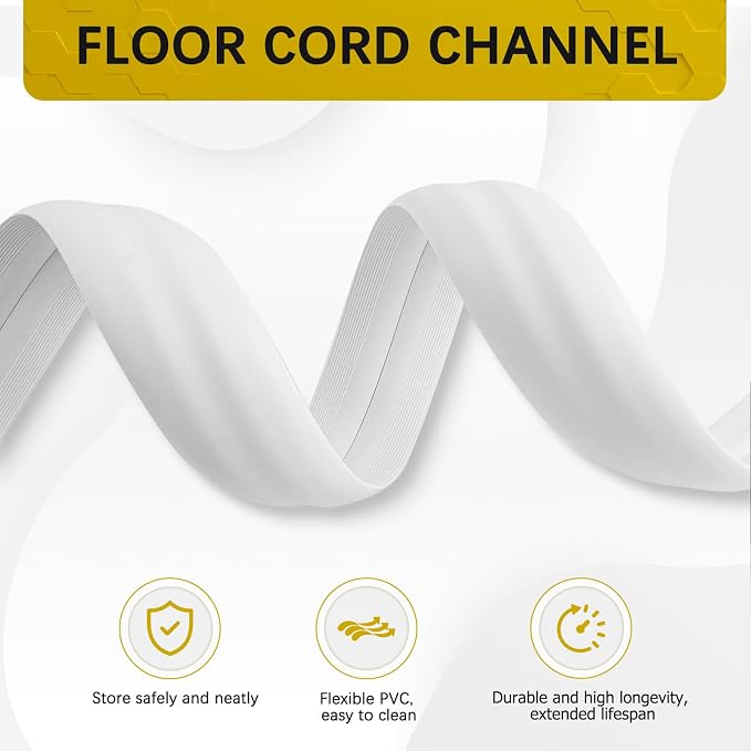 Floor Cord Cover 10FT Cord Covers - Image 3