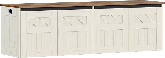 Hzuaneri 59" Storage Bench, Lift Top, 268L/70 Gal Large Storage Chest | | 330lb - Image 9