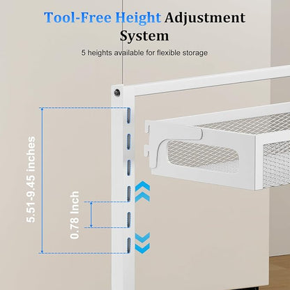 Metal Under Sink Organizer, Pull Out Cabinet Organizer Rack - Image 5