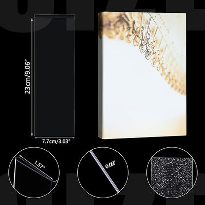 Containlol 15 Pieces Clear Shelf Label Holders Moveable Shelves Tags Moveable - Image 2