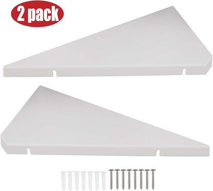 evron Corner Mounting Shelf Set of 2 – Easy to Install Floating Wall Shelves - Image 4