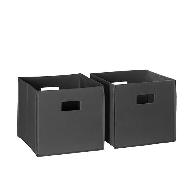 RiverRidge Kids 2pc Fabric Collapsible Storage Cube Organizers by RiverRidgeHome