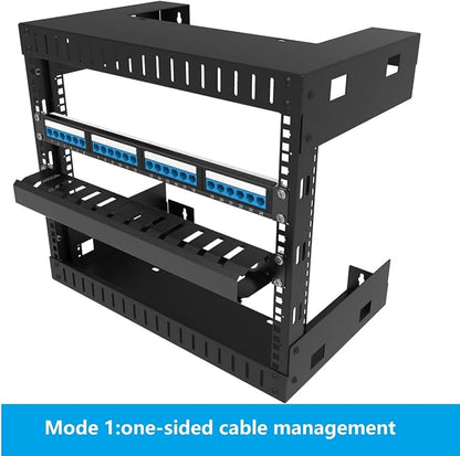Jingchengmei 2 Pack of All Metal 1U Cable Management Horizontal Rack Mount - Image 2