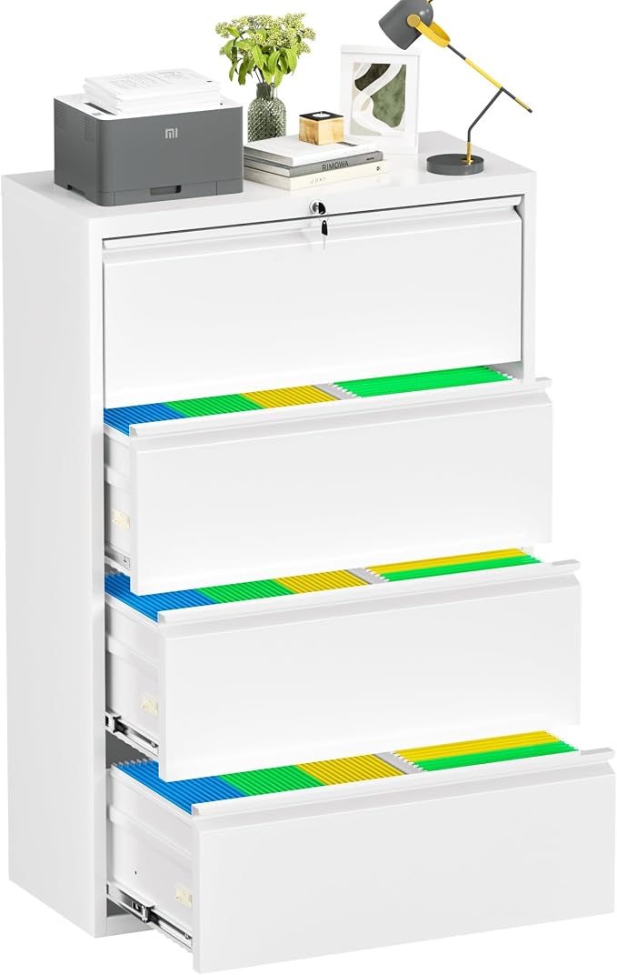 Bonusall 4 Drawer Lateral File Cabinet by BONUSALL