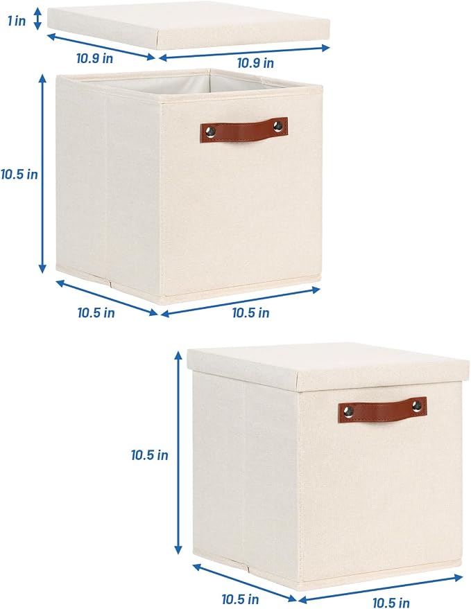 Temary Foldable Fabric Storage Bins - Image 2