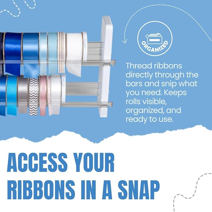 ArtBin Ribbon Storage Rack | Ribbon Spool Holder | Ideal - Image 4