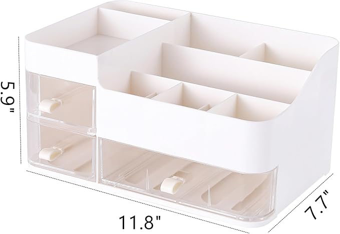 KLGO Makeup Organizer and Storage Cosmetic Display Case - Image 2