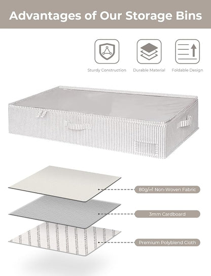 StorageWorks Large Under Bed Storage Containers - Image 7