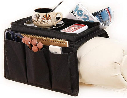 5 Pockets TV Remote Control Holder Couch Sofa Tray Armrest Organiser Oxford by JIAHG
