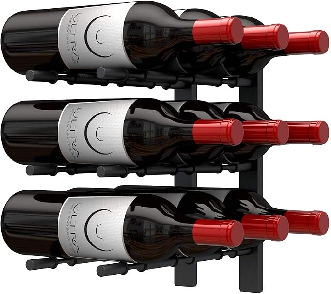 Ultra Wine Racks Wall Mounted Label-Out Wine Racks by UltraWineRacksCellars