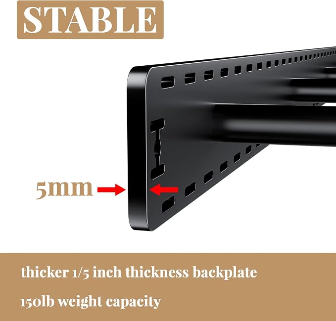 1 Pack Large Shelf Brackets Long Floating Shelf Bracket Invisible Floating - Image 4