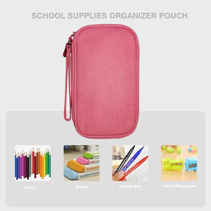 Electronics Organizer Bag Pouch Cable Charger Organizer Travel Shockproof Cord - Image 3