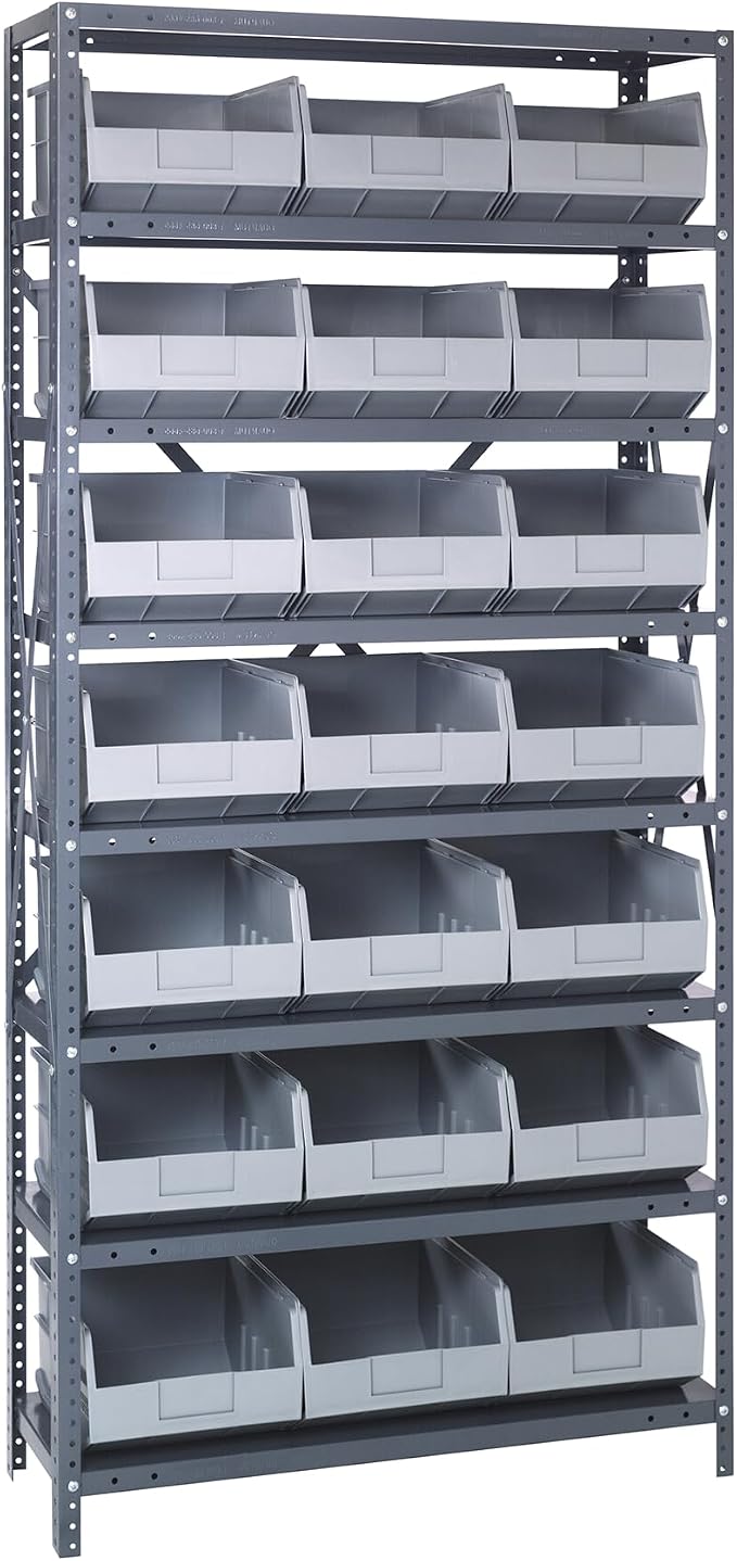 Quantum Storage Systems 2475-485GY Shelving Unit, Carbon Steel, Galvanized by QuantumStorageSystems