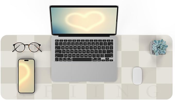 Non-Slip Desk mat, Leather Desk mat, Waterproof PU Leather Desk pad Protector by AFIING