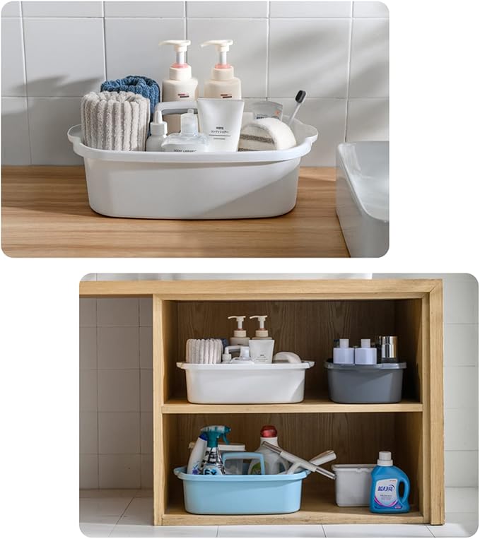 Large Cleaning Supplies Caddy Portable Shower Basket Supply Organizer - Image 4