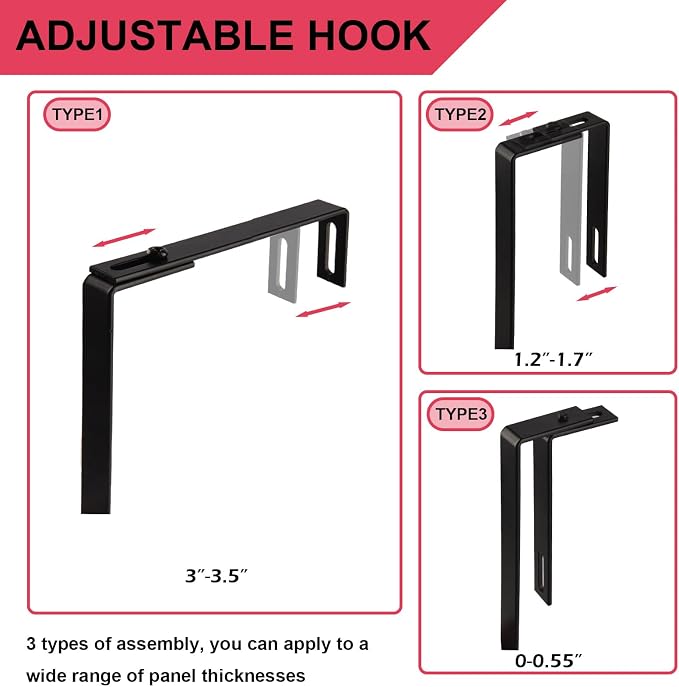 6-Tier Hanging File Organizer Office Cubicle Accessories - Image 5