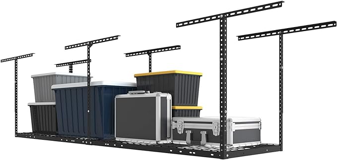FLEXIMOUNTS 2x8 Garage Storage Rack, Adjustable Overhead Storage Organization by FLEXIMOUNTS