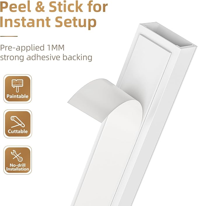 Delamu Cord Hider, 85in Cord Covers - Image 4