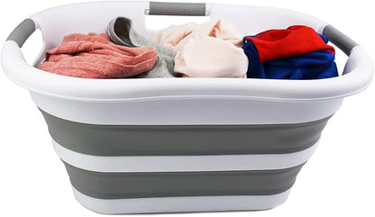 SAMMART 30L Collapsible Plastic Laundry Basket - Image 4