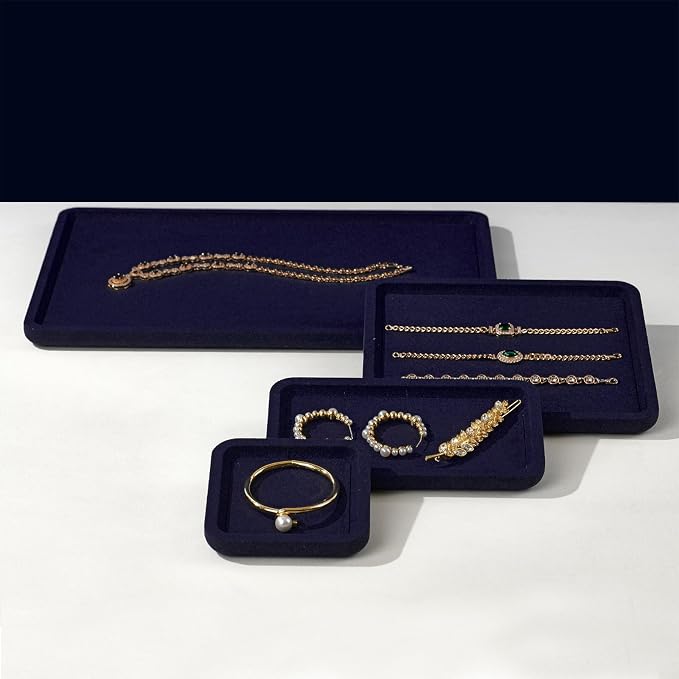 Premium Microfiber Jewelry Display Tray - Image 2