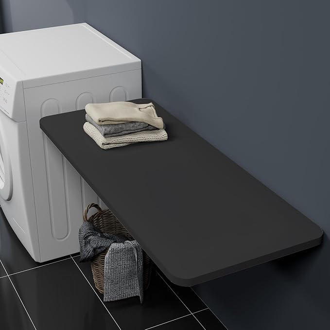 Wall Mounted Folding Table 47.2”L x 19.7”W, Laundry Folding Table - Image 2