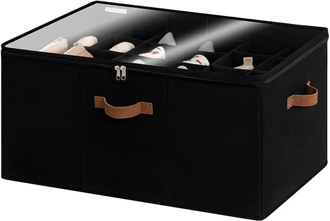 StorageWorks Shoe Organizer for Closet, Fits up to 24 Pairs, Shoe Cubby Storage by StorageWorks