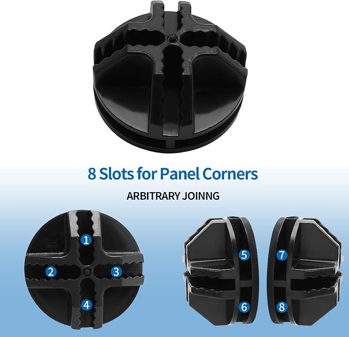 Litoexpe 36 Pcs Wire Cube Plastic Connectors - Image 3