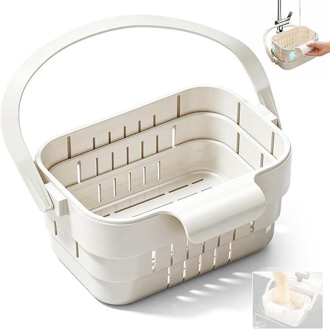 Foldable Hanging Kitchen Sink Drain Basket, 2026 Upgraded Foldable Kitchen Sink by Unknown