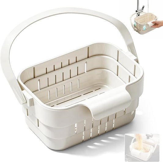 Foldable Hanging Kitchen Sink Drain Basket, 2026 Upgraded Foldable Kitchen Sink by Unknown