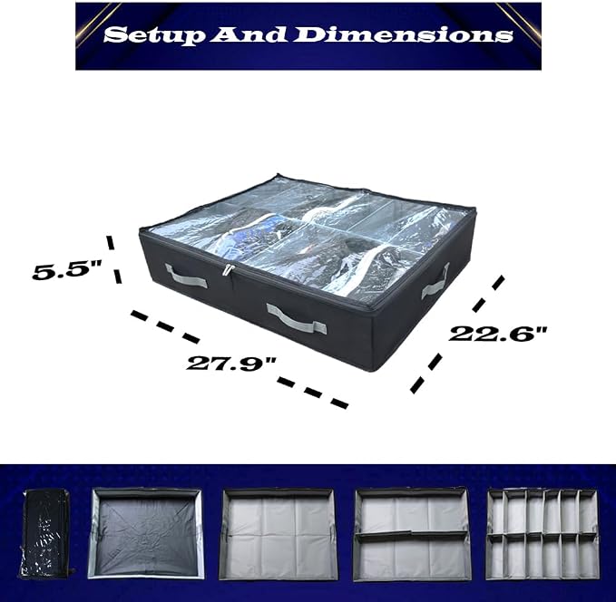 Under Bed Shoe Storage, A Sturdy Closet and Under Bed Storage, - Image 5