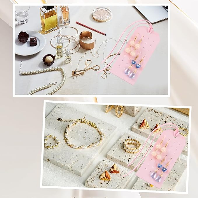 6PCS PU Leather Earring Stud Holders - Image 6