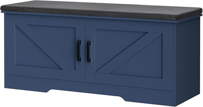 HOMSHO Farmhouse Shoe Storage Bench by HOMSHO