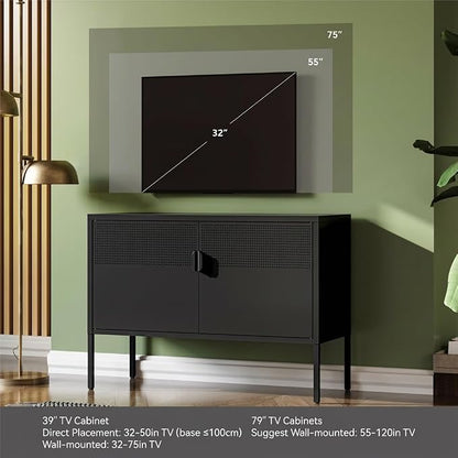 COFaR TV Stand for TVs up to 75 Inch, 40‘’L Media Console - Image 5