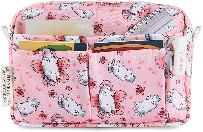 E-WEICHEN Multiple Pockets Portfolio Organizer by E-WEICHEN